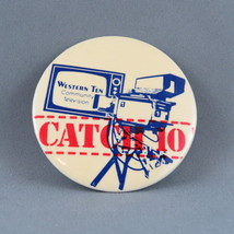 Early Cable Community Television Pin -for Western 10 - Edmonton Alberta - $285.54 MXN