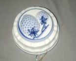 Vintage Hand Painted Delft Blue Ceramic Hanging Kitchen Wall Molds Straw... - $11.99