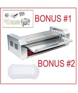 Grand Slam 12 Hot dog Roller Grill w/ DripTray + 500 HOT DOG TRAYS + $10... - £169.19 GBP