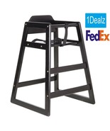 New Restaurant Style Wooden High Chair  + $10 Rebate Only Bonus FREE - £94.71 GBP