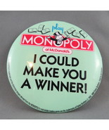 1980s Mc Donald&#39;s Staff Pin - Very Early Mc Donald&#39;s Monopoly Pin - Year... - $20.37 CAD