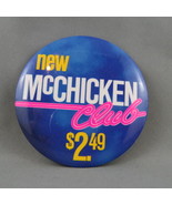 1980s Mc Donald&#39;s Staff Pin - Introducing the Mc Chicken Club - Sick Neo... - $15.00