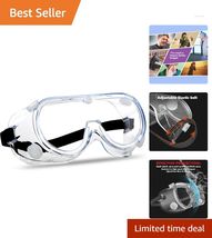 Versatile Anti-Fog Protective Goggles with Sealed Fit for Lab and Home Use - $32.62