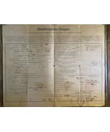Polonia certificato ebraico di distruzione 1930 - $30.44