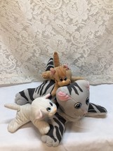 Vintage Pound Puppies Purries Kitten Family Momma and 2 Baby Kitty Cats - £15.29 GBP