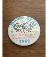 1992 WEST SEATTLE HI YU SummerFestival Vintage Pin Button Badge Washington - $8.00