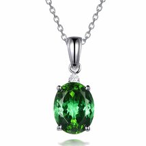Fashion Christmas Oval Solid 14K White Gold Natural Gorgeous Tourmaline ... - $725.19