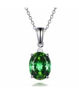 Fashion Christmas Oval Solid 14K White Gold Natural Gorgeous Tourmaline ... - $725.19