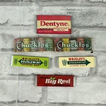 VINTAGE 1990s Wrigley&#39;s Doublemint Big Red Chuckles Dentyne Magnets Lot of 6 - £13.70 GBP