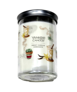 Yankee Candle Sweet Vanilla Horchata 2 Wick White Wax Clear Glass Jar 20oz - $46.63 CAD