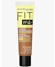 Maybelline Fit Me Tinted Moisturizer, Natural Coverage, 355, 1 fl oz - $5.61