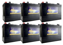 x6 | Crown 12 Volt 150Ah Deep Cycle Battery ; Replaces Trojan T-1275 T1275 - $1,877.12