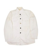 Vintage Portlite Navy Uniform Jacket White Cramerton Army Cloth Sanforiz... - £150.66 GBP