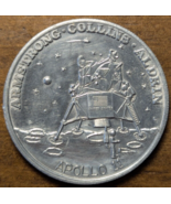 1969 Apollo 11 Moon Landing Aldrin Armstrong Collins Space Medal Token - $12.19