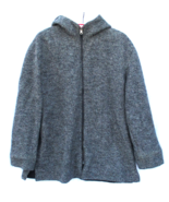 J. Jill Reversible Wool Tweed and Windbreaker Hooded Jacket Large Petite... - £26.26 GBP