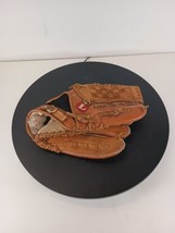 Louisville Slugger Baseball Glove Mark E Wohlers Leather Fielder&#39;s Mitt ... - £14.97 GBP