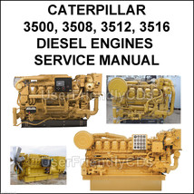 CATERPILLAR 3500 3508 3512 3516 Diesel Engines pdf Operators Service Manual CD - £11.13 GBP