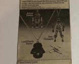 1977 Star Wars Jewelry Vintage Print Ad Advertisement pa13 - $12.86
