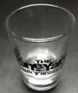 Boneyard Beer Farm and Mesquite Grill Shot Glass Black on Clear Glass Cl... - £5.52 GBP