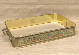 Vintage Pyrex 232 casserole carrier metal server w/ handles Fireside Bakeware - £6.30 GBP