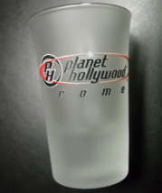 Planet Hollywood Rome Shot Glass Flared Style with Frosted Glass - £7.02 GBP