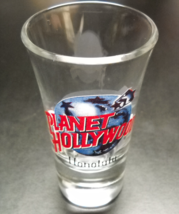 Planet Hollywood Honolulu Tall Flared Style with Heavy Base Logo on Clear Glass - £6.24 GBP