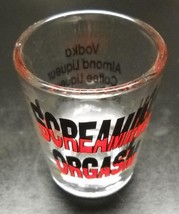 Screaming Orgasm Shot Glass List of Ingredients for this Vodka Irish Cream Drink - £5.58 GBP