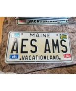 Maine Vintage Vacationland  License Plate AES-AMS 1983 - $16.65