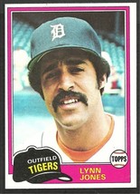 Detroit Tigers Lynn Jones 1981 Topps Baseball Card # 337 nr mt - £0.39 GBP