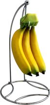 Chrome Banana Holder Stand Hanger – Rust Resistant Countertop Fruit Tree... - $12.86