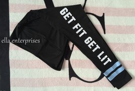 Victoria&#39;s Secret Pink Get Fit Get Lit Ultimate High Waist Yoga Leggings... - $69.99