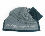 Midnight Throw Blanket Dark Blue The Doggy Snuggle Is Real - $71.25