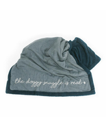 Midnight Throw Blanket Dark Blue The Doggy Snuggle Is Real - £55.91 GBP
