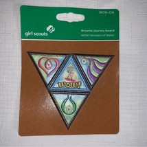 NEW Girl Scouts &quot;Wow Wonders of Water&quot; Iron On Patches Brownie Journey A... - £14.24 GBP
