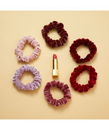 Silk Velvet Handmade Mini Scrunchie | 0.8 Inch | Lipstick Collection - $13.99+