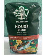 STARBUCKS Medium Roast House Blend Coffee Ground 12 oz BB DEC/2024 - $12.86