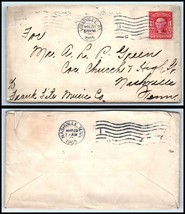 1905 US Cover - Louisville, Kentucky to Nashville, TN J7 - £1.57 GBP