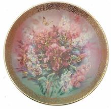 Bradford Exchange c1992 Lena Liu Hibiscus Medley Symphony of Shimmering Beauty P - £17.11 GBP