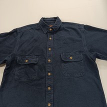 Moose Creek RN#116636 Men's M Faded Blue Cotton Heavyweight Long Sleeve Shirt image 12