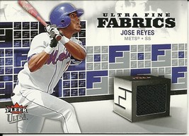 2006 Ultra Fine Fabrics Jose Reyes FM-JR Mets - £2.74 GBP