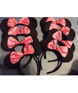 Minnie Mouse Ears Headband Party Favors Dress Up 8 New pink - $281.77 MXN