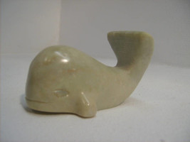 Soapstone Carved Whale Figurine Sculpture #Stone8 - £13.36 GBP