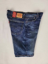 Levi&#39;s 511 Slim Fit Straight Leg Denim Jeans Shorts 10&quot; Men&#39;s 36 Blue St... - $32.99