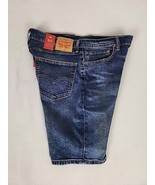 Levi&#39;s 511 Slim Fit Straight Leg Denim Jeans Shorts 10&quot; Men&#39;s 36 Blue St... - $610.63 MXN