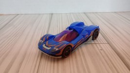Hot Wheels Teegray Mattel Sports Car, 1:64 Scale Loose Blue Miniature Toy Car - £1.55 GBP