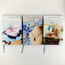 LOT of 3 Annie&#39;s Quilted Mysteries First 3 Books of Series Hardcover Cold Case - £19.97 GBP