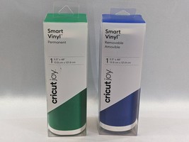 Cricut Joy 20071657 &amp; 2007106 Smart Vinyl Removable 5.5&quot;x48&quot; Adhesive De... - $14.99