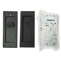 Emtek 2115US19 Modern 7-1/4" Privacy Pocket Door Mortise Lock - Flat Bla... - $84.90