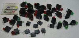 Red Green LED PCB Right Angle Indicator Assorted Grab-Bag Lot - Used Pulls - £4.44 GBP