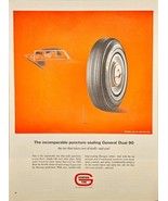 GENERAL DUAL 90 TIRE - Incomparable Puncture sealing - 1965 Vintage Prin... - €9,63 EUR